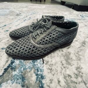 NWOT Roan By Bed Stu Tomasita Womens Leather Pointed Toe Oxfords Size 7